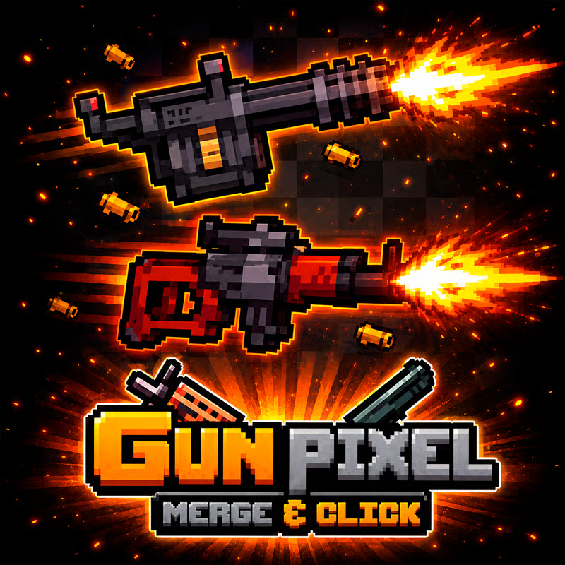 Gunpixel: Merge and Click